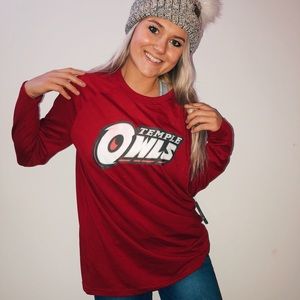 Temple University long sleeve